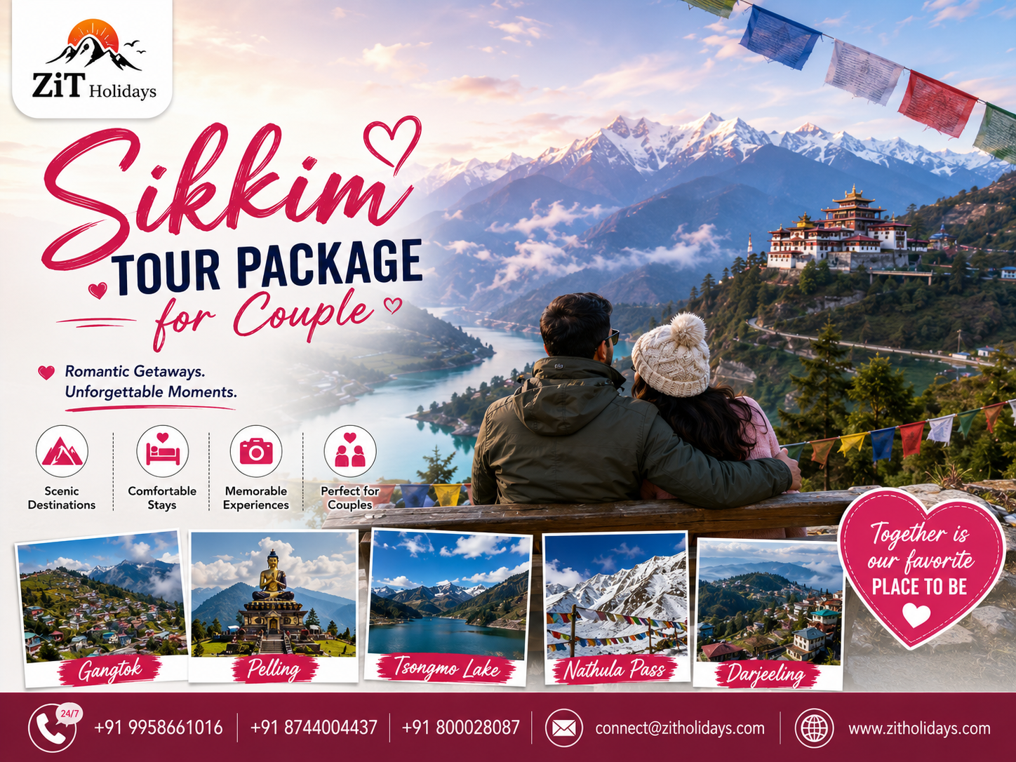 Sikkim Tour Package for Couple – ZiT Holidays